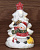 Керамическая фигурка «Елочка со снеговиком» 7.8х6.9х12.1 см