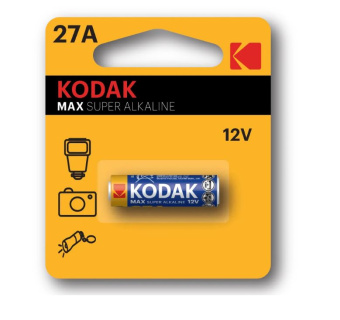 Батарейка пальчиковая алкалиновая 27A-1BL 1шт/упак Kodak