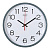 Часы настенные, круглые, серый пластик, Ø30см, источник питания 1 батарейка АА(в комплект не входит), бесшумный Апейрон