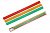 2.4/ 0.8 мм 1м термоусадка набор 3 цвета (крас, жел, зел  ) 9шт/1м клеевой 3:1 TDM