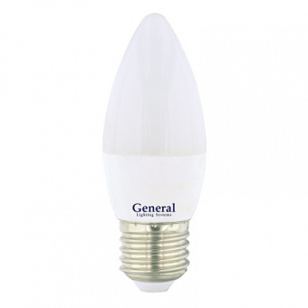 Лампа светодиодная СВЕЧА  8Вт Е27 2700К 610Лм 230В GLDEN-CF-8-230-E27-2700 GENERAL 