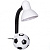 Светильник настольный  40Вт Футбольный мяч TDM-48 бело-черный E27 220В/гибкая стойка TDM
