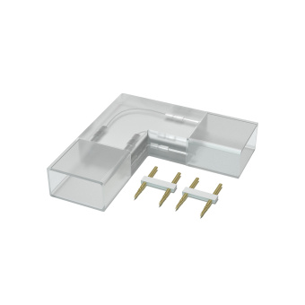 Комплект коннекторов Г-образный для соединения светодиодной ленты 220В smd2835 120д/м 5шт