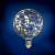 Лампа светодиодная филамент ДЕКОР  1Вт Е27 2700К 80Лм 230В GLDEN-G95SW-1-230-E27-2700 новогодний GENERAL