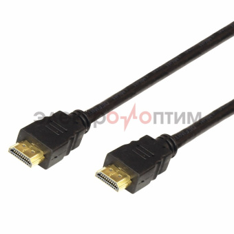 Шнур HDMI - HDMI  gold  1 М  с фильтрами  (PE bag)  ProConnect Rexant