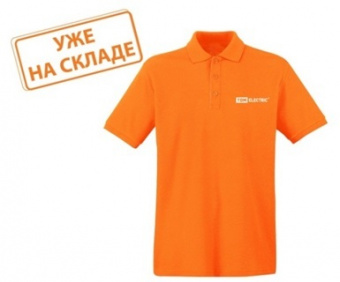 Футболка-ПОЛО оранжевая (  L)TDM