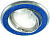 Светильник точечный GU5.3 50Вт поворотный круг синий блеск/хром СВ 02-06 TDM