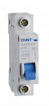 Автоматический выключатель 1P 5A хар. B DZ 47-60 4.5kA 230/400В CHINT