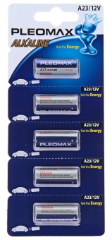 Батарейка для автосигнализаций и др.уст-в алкалиновая А23 12В 5шт/блистер Samsung Pleomax
