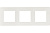 Эра 12-рамка для розеток и выключателей на 3 поста, Сатин, белый 12-5103-01 ЭРА