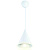Светильник подвесной 40Вт декоративный  "Ляфамий", металлический, Е14 220В, белый, шнур прозрачный, 450мм, крепление на планку160 Апейрон