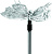 Светильник газонный на стойке  1LED на солнечной батарее "Бабочка" мультицвет TDM