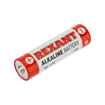 Батарейка пальчиковая алкалиновая LR6 (АА) 1,5В   4 шт/блистер REXANT