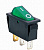 Клавишный переключатель IRS-101-G зеленый с подсветкой 2 положения 1з (упак/10шт) TDM