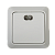 BOLLETO Выключатель одноклавишный с подсветкой  белый накладной 7121 IN HOME