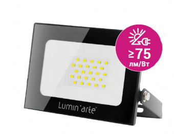 Прожектор светодиодный   10Вт IP65 5700К черный  IK06 LFL-10W/05 Lumin`arte