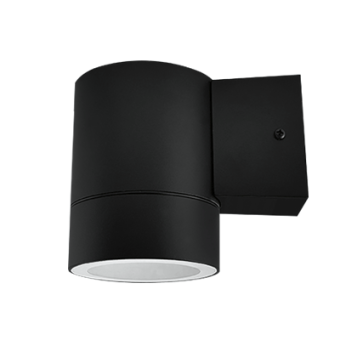 Светильник уличный односторонний  IP65 230B черный под лампу GX53  ЦИЛИНДР-1П- пластик IN HOME