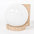 Светильник настенный 40Вт декоротивный деревянная подставка, шар, размер: 16*15*12 см, 110-240В, Е27, IP54 Апейрон
