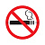 Информационный знак "Курить запрещено" 200х200 (кратно 5шт) Rexant
