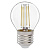 Лампа светодиодная филамент ШАР мини 10Вт Е27 6500К 810Лм 230В GLDEN-G45S-10-230-E27-6500 прозрачный GENERAL