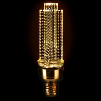 Лампа светодиодная филамент ДЕКОР  5Вт Е27 2700К 300Лм 230В GLDEN-CRYSTAL-5-230-E27-2700 Золотая GENERAL