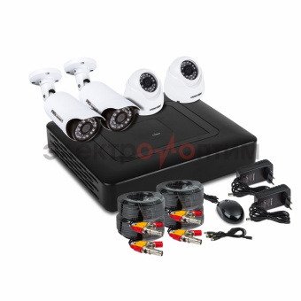 Комплект видеонаблюдения на 2 внутренние и 2 наружные камеры AHD-M (без HDD)  ProConnect Rexant