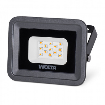 Прожектор светодиодный   10Вт IP65 4000К серый слим 900лм WFLS-10W/06 WOLTA