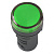 Лампа сигнальная AD-22DS(LED)матрица d22мм зеленый 110В AC/DC TDM