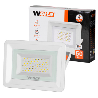 Прожектор светодиодный   50Вт IP65 5500К белый WFL-50W/06W WOLTA