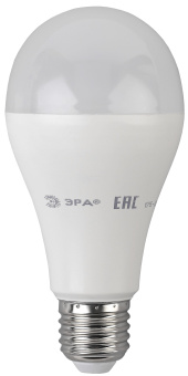 Лампа светодиодная ШАР 18 Вт E27 4000K  ЭКО A65-18W-840-E27 ЭРА
