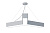 Светильник подвесной светодиодный IP40 44Вт 4000К 3000Лм 800*800*80 белый Igrek SPO-142-W-40K-044 Geometria ЭРА