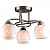 Светильник потолочный Windi Тип ламп E27*60W*3 материал: металл, стекло D400*H250 WOLTA
