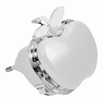 Светильник-ночник (в розетку) Яблоко 0,3Вт LED NL-835 RGB (200) LEEK