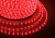 Дюралайт красный 100м 24 LED/м 2W постоянное свечение ЭКОНОМ Рексант