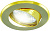 Светильник точечный GU5.3 50Вт поворотный круг никель матовый/золото СВ 02-03 TDM