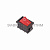 Выключатель клавишный 250В  6А (2с) ON-OFF красный Mini (RWB-201, SC-768) Rexant