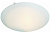 Светильник настенно-потолочный 60Вт декоративный 1хЕ27 220В, основание белое, плафон стекло 250х90мм Апейрон