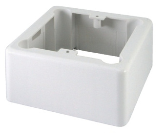 Коробка установочная подъемная 85х85х42 мм, 1-мест, , белая, IP20, инд. шк TDM