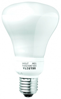 Лампа энергосберегающая зеркальная R63 11Вт E27 2700K Selecta 