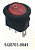 Клавишный переключатель круглый MIRS-101-3-R красный с подсветкой 2 положения 1з (упак/10шт) TDM