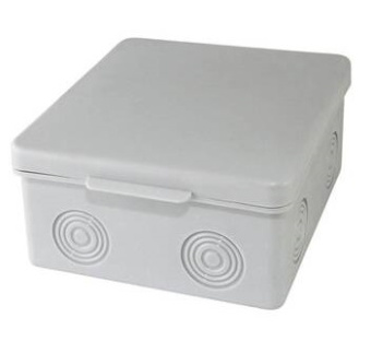 Коробка распаячная д/наружного монтажа б/мембр.ввода  80х80х50мм IP54, 7вх., TDM