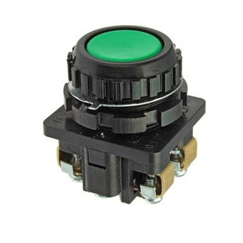 Выключатель кнопочный КЕ 011-У2-исп.2 зеленый 1з+1р 10A 660B IP40 TDM