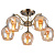 Светильник потолочный GARDA Тип ламп 5*40W E27 материал: металл, стекло  530*530*250 бронза  1/1