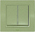 ZENA granite оливковый - выключатель СУ 2-клав.проходной EL-BI ABB