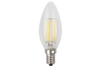 Лампа светодиодная филамент СВЕЧА 9Вт Е27 4000К 850Лм 220В  F-LED B35-9w-840-E27 ЭРА 