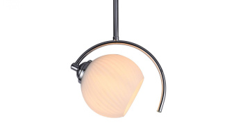 Светильник потолочный ARCO Тип ламп 1*40W E27 материал: металл, стекло  360*190*150 хром  1/10