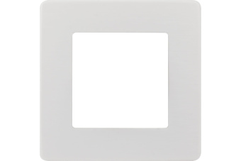 Эра 12-рамка для розеток и выключателей на 1 пост, Сатин, белый 12-5101-01 ЭРА